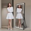 LED Mirror Full Length Mirror with Lights Wide Standing Tall Full Size Mirror for Bedroom Giant Full Body Mirror Large Floor Mirror with Lights Stand