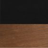 Bridgevine Home Graceland 86 inch Fireplace TV Stand Console for TVs up to 100 inches, Minimal Assembly, Black with Bourbon finish